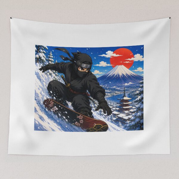 Item preview, Ninja Snowboard designed and sold by キンタロウ インク.