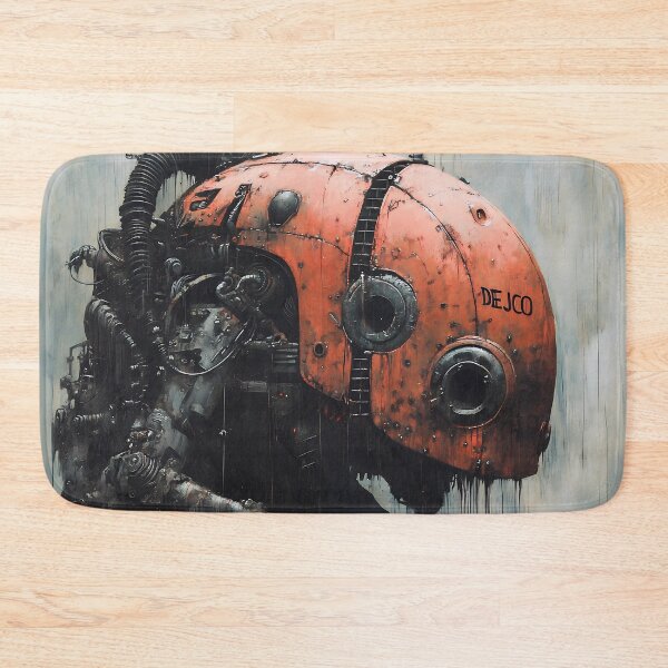 Item preview, mechanic pet feeding dark illustration dejco.art domin designed and sold by dejco.art.