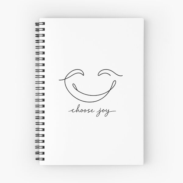 Item preview, Minimal Smile Line Art Mental Health Choose Joy Print designed and sold by Presshue.