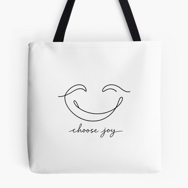 Item preview, Minimal Smile Line Art Mental Health Choose Joy Print designed and sold by Presshue.