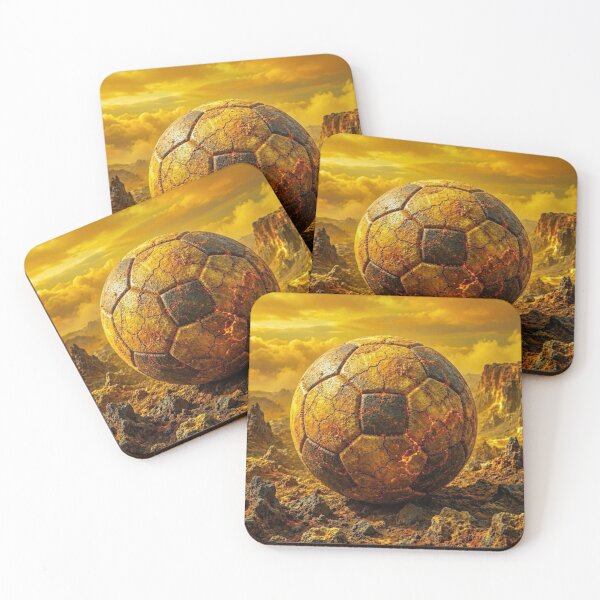 Item preview, Football on Venus - The Scorching Hell Planet Landscape designed and sold by Interactive-Art.