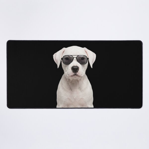 Item preview, Cute Baby Dogo Argentino Wearing Sunglasses Funny designed and sold by RareLavender.