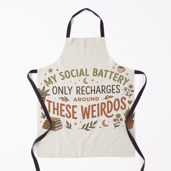 Item preview, My Social Battery Recharges Around These Weirdos designed and sold by Whimwick.