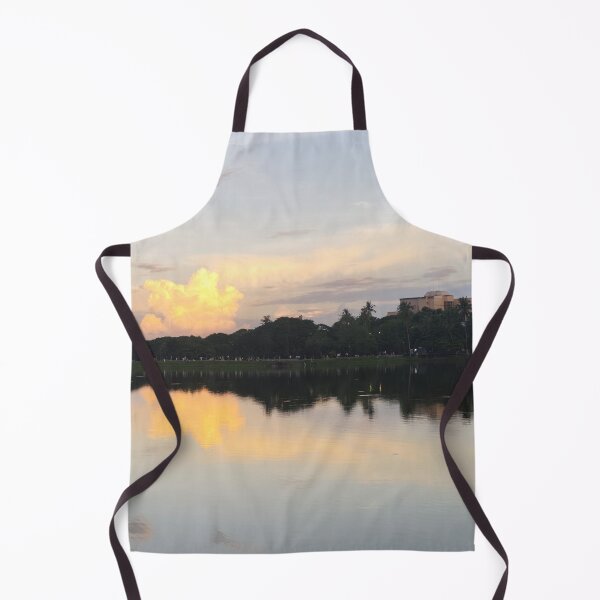 Item preview, Golden Hour Sunset Reflection Over Peaceful Lake designed and sold by DoiDawn.