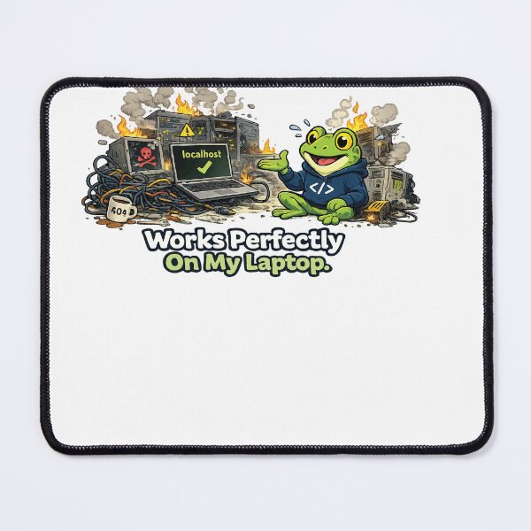 Item preview, Works Perfectly On My Laptop Frog designed and sold by SimplePoDesign.