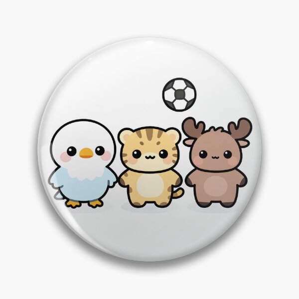 Item preview, Kawaii North America Soccer Animal Team designed and sold by Gallery-yuuna .