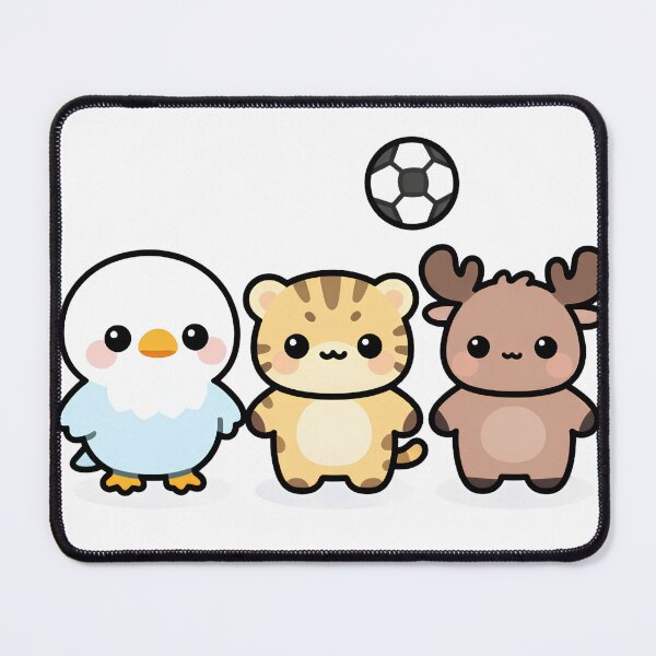 Item preview, Kawaii North America Soccer Animal Team designed and sold by Gallery-yuuna .