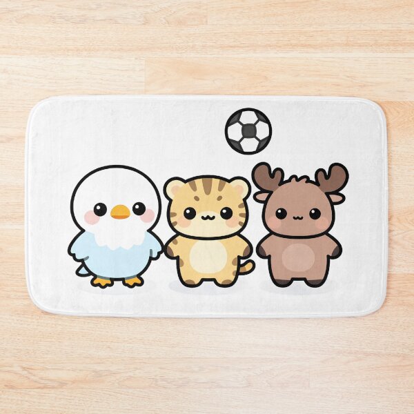 Item preview, Kawaii North America Soccer Animal Team designed and sold by Gallery-yuuna .