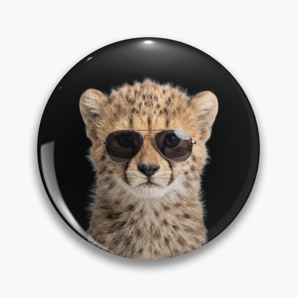 Item preview, Cute Baby Cheetah Wearing Sunglasses Funny designed and sold by RareLavender.