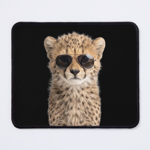 Item preview, Cute Baby Cheetah Wearing Sunglasses Funny designed and sold by RareLavender.