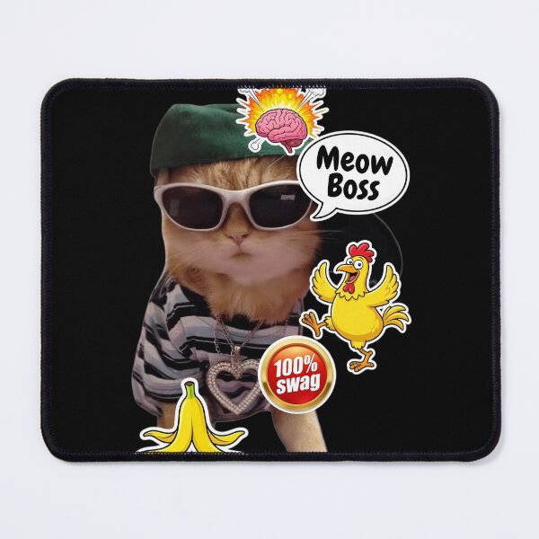 Item preview, Meow meow boss cat  designed and sold by Radhestore.