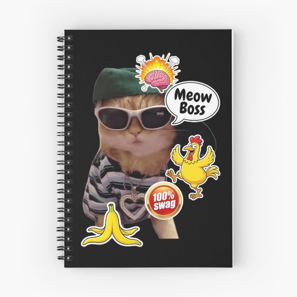 Item preview, Meow meow boss cat  designed and sold by Radhestore.