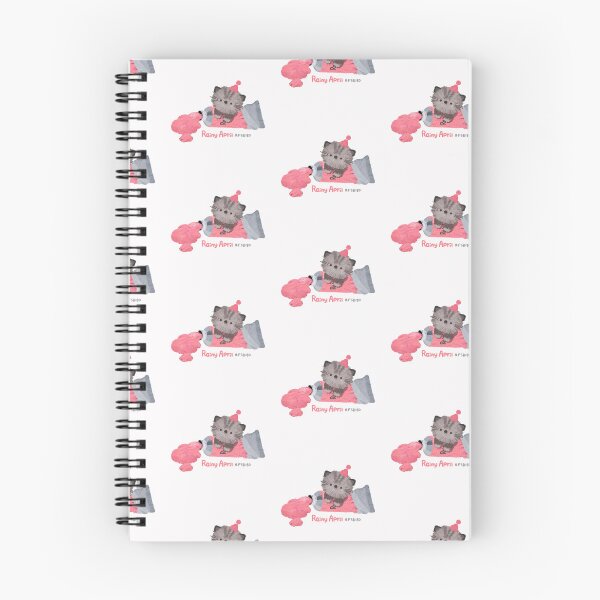 Item preview, Cute Tabby Kitten Pink Paint Tube Pastel Illustration designed and sold by moonjar-art.