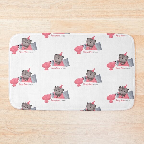 Item preview, Cute Tabby Kitten Pink Paint Tube Pastel Illustration designed and sold by moonjar-art.