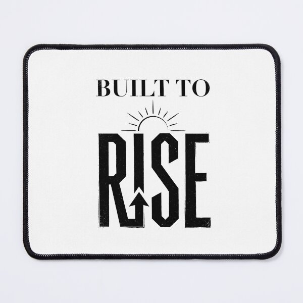 Item preview, Built To Rise | Modern Typography Artwork designed and sold by lalitacreations.