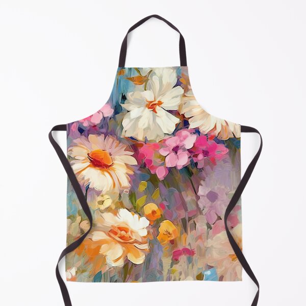 Item preview, Pink, Cream, And Golden-Apricot Abstract Floral Painting designed and sold by DEC02.