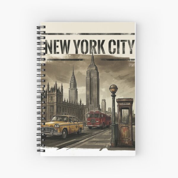 Item preview, New York City USA Iconic Landmarks Travel Art designed and sold by BoldConcept43.