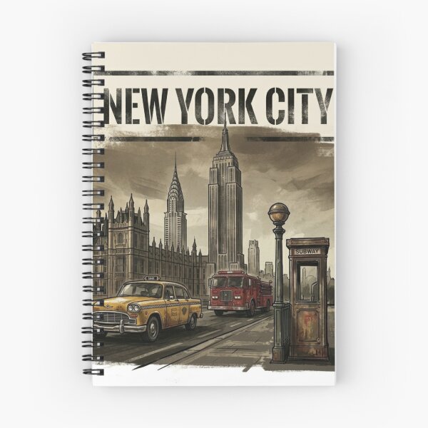 Item preview, New York City USA Iconic Landmarks Travel Art designed and sold by BoldConcept43.