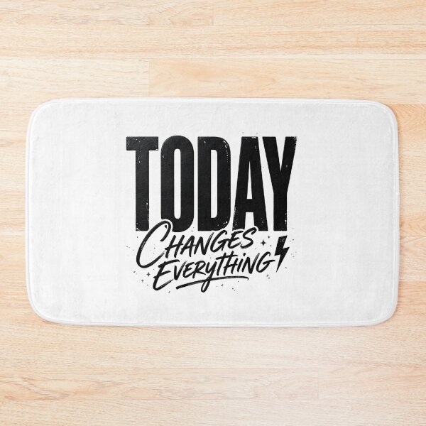 Item preview, Today Changes Everything | Inspirational Typography Design designed and sold by lalitacreations.