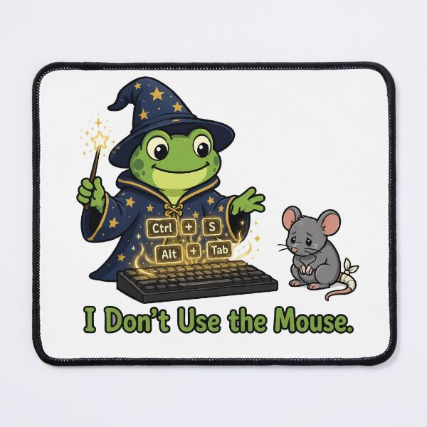 Item preview, Keyboard Wizard Frog designed and sold by SimplePoDesign.