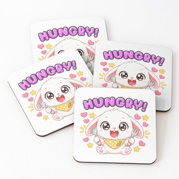 Item preview, Hungry Rabbit Animal Clipart designed and sold by KJackArtwork.
