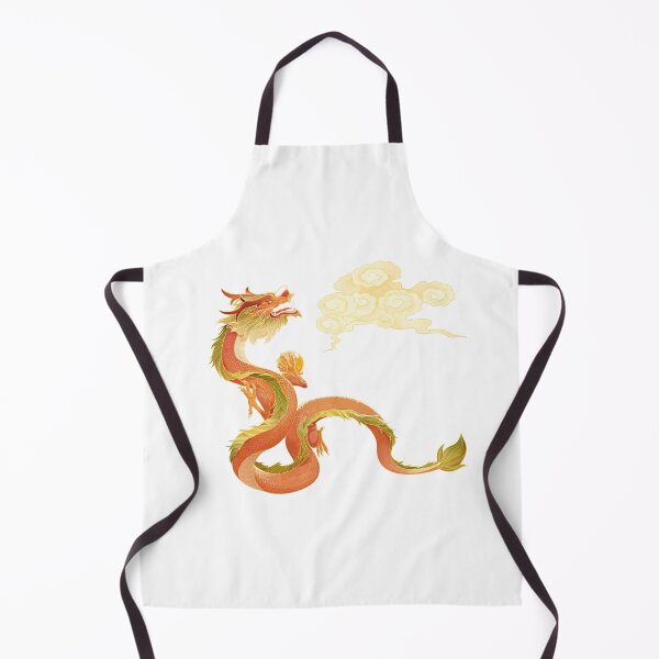 Item preview, Golden Chinese Dragon – Traditional Oriental Fantasy Art Design designed and sold by Emianartstudio.