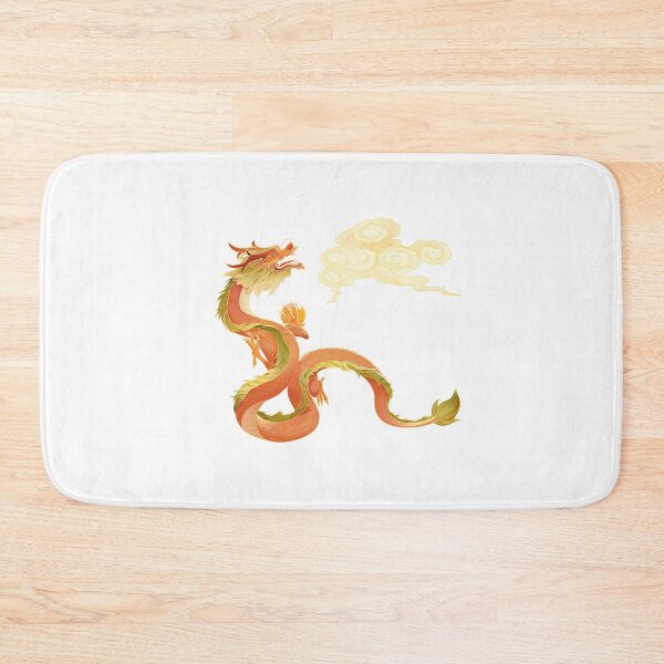 Item preview, Golden Chinese Dragon – Traditional Oriental Fantasy Art Design designed and sold by Emianartstudio.