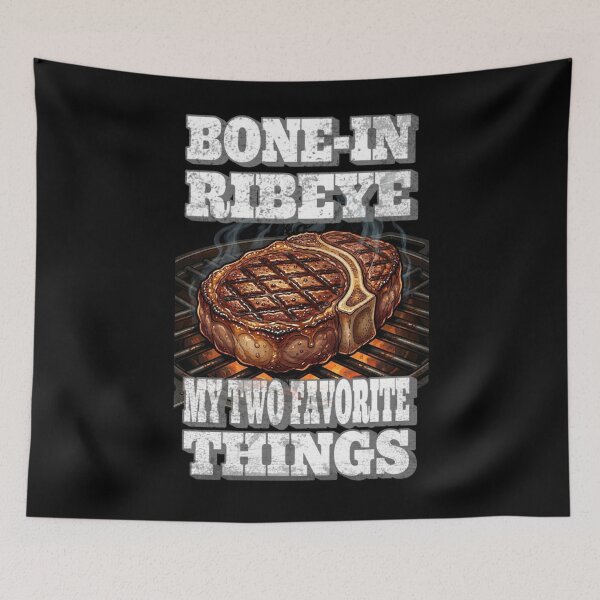 Item preview, Bone In Ribeye My Two Favorite Things designed and sold by TheEndDesign.