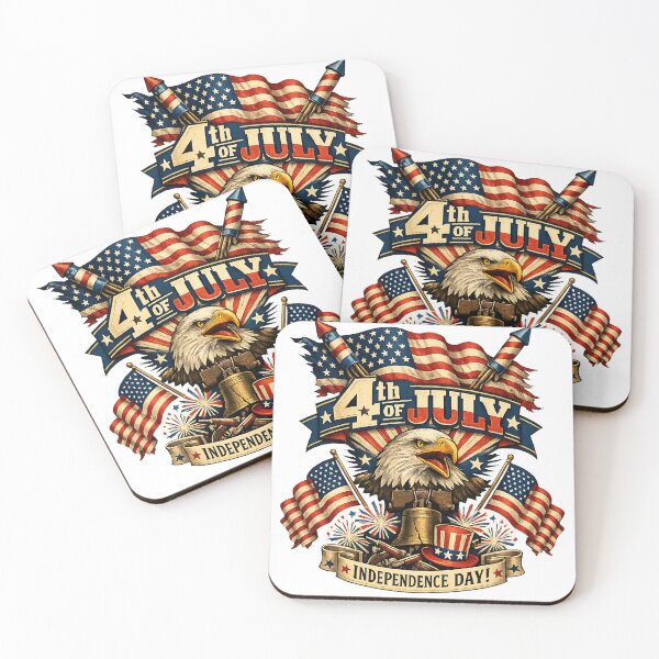 Item preview,  Happy 4th of july - America  designed and sold by Looplk.