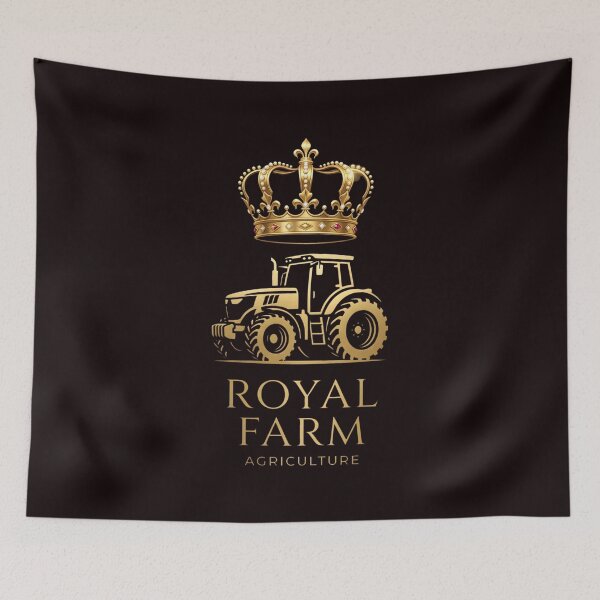 Item preview, Royal Farm Agriculture Farming Pride Luxury Agriculture Golden Tractor designed and sold by SplashTastic.