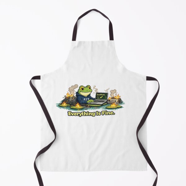 Item preview, Everything Is Fine Frog designed and sold by SimplePoDesign.