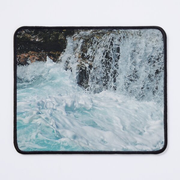 Item preview, Dramatic Ocean Surf Crashing Over Beach Boulders designed and sold by DEC02.