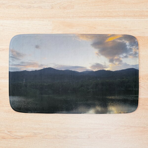 Item preview, Mountain Sunset View Over Calm Lake designed and sold by DoiDawn.