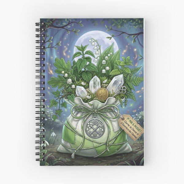 Item preview, Magical Beltane Pouch - Good Luck Charm designed and sold by NeyhineAngelionShop.