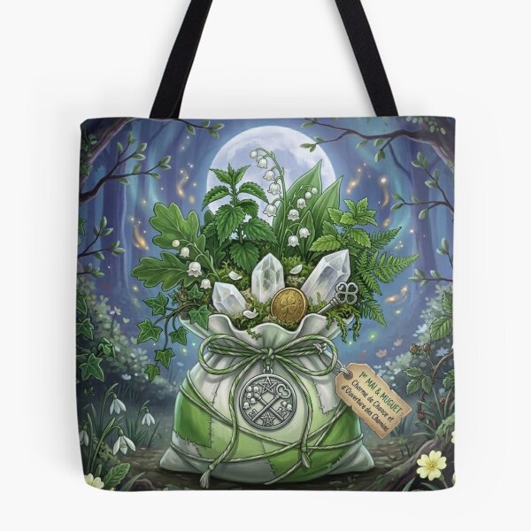 Item preview, Magical Beltane Pouch - Good Luck Charm designed and sold by NeyhineAngelionShop.