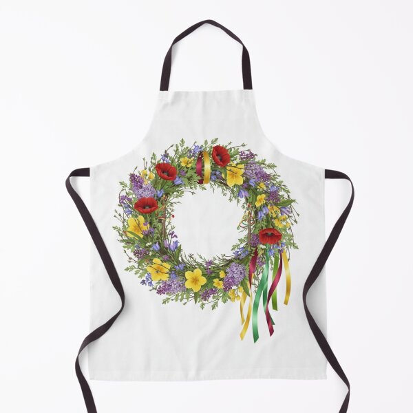 Item preview, Spring Floral Wreath with Ribbons designed and sold by NeyhineAngelionShop.