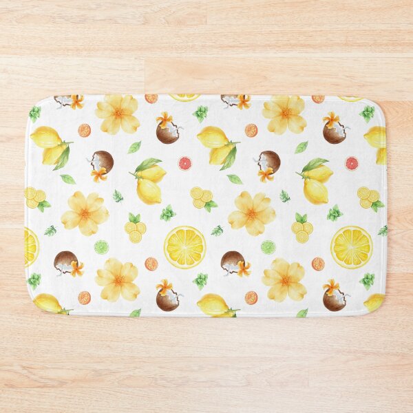Item preview, Vibrant Summer Citrus Botanical Pattern designed and sold by moodaera.