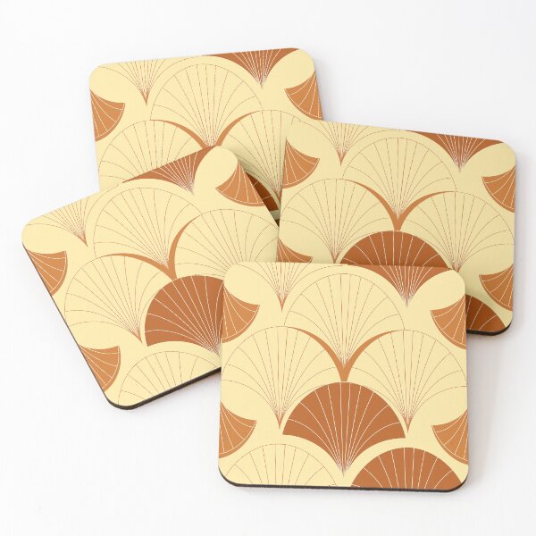 Item preview, Asian Art Deco Mousse And Buttercream Fan Pattern  designed and sold by DEC02.