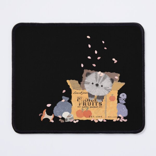 Item preview, Cute Fluffy Kitten Inside Fruit Box designed and sold by moonjar-art.