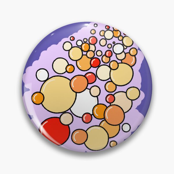 Item preview, Orange and Beige Circles Pattern with Lavender Background designed and sold by ubborn.
