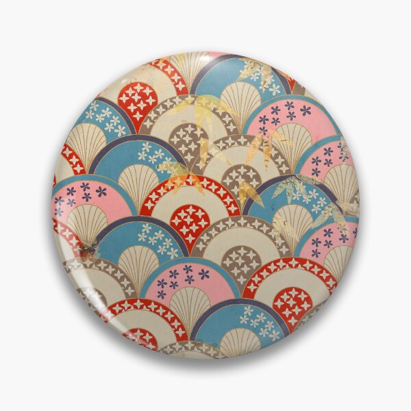 Item preview, Vintage Asian-Inspired Ornately Sophisticated Fan Pattern designed and sold by DEC02.
