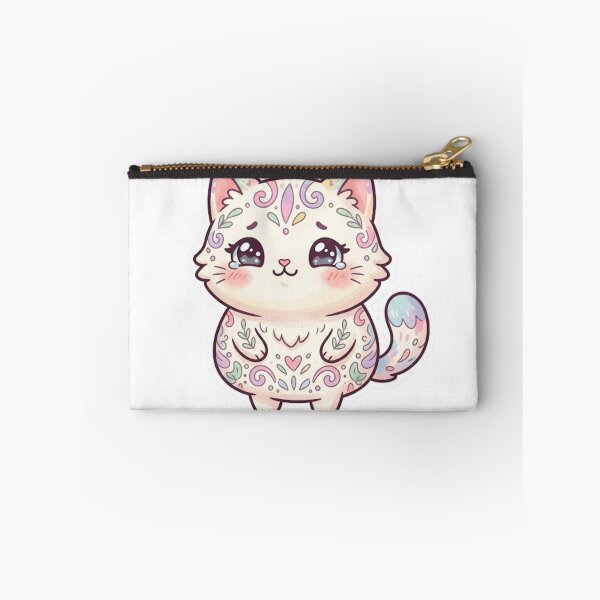 Item preview, Cute Pastel Kawaii Kitten Mandala Art designed and sold by Iampoji.