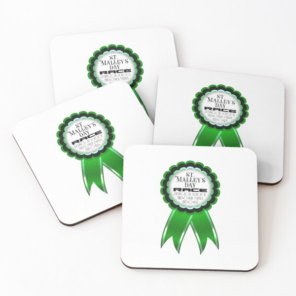 Item preview, St. Malley’s Day Race Ribbon (on White) designed and sold by PawsitiveMum3.