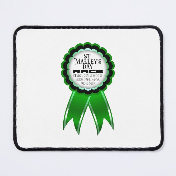 Item preview, St. Malley’s Day Race Ribbon (on White) designed and sold by PawsitiveMum3.