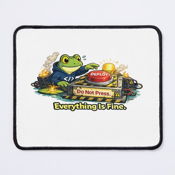 Item preview, Deploy Button Frog designed and sold by SimplePoDesign.