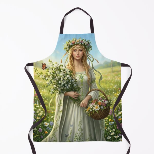 Item preview, Maia, Queen of Beltane in the flower meadow designed and sold by NeyhineAngelionShop.