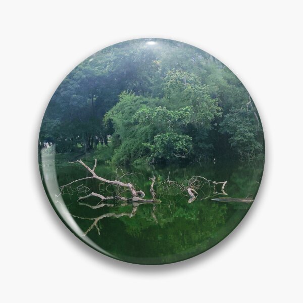Item preview, Lush Forest Lake With Fallen Tree Reflection designed and sold by DoiDawn.