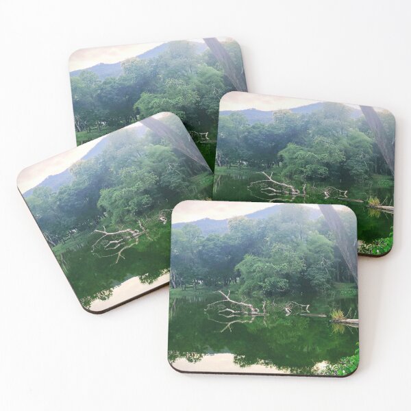 Item preview, Lush Forest Lake With Fallen Tree Reflection designed and sold by DoiDawn.