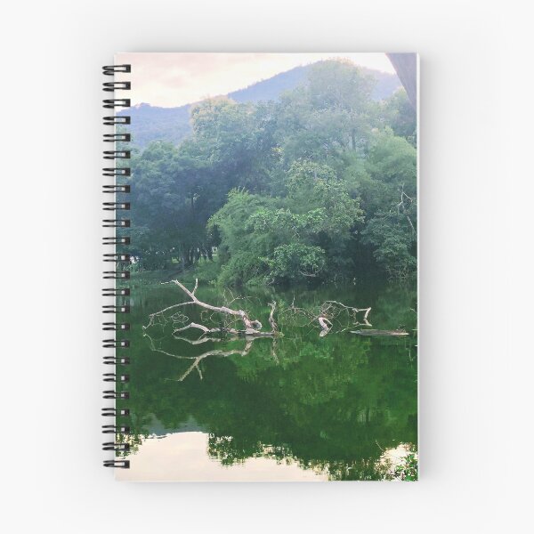 Item preview, Lush Forest Lake With Fallen Tree Reflection designed and sold by DoiDawn.