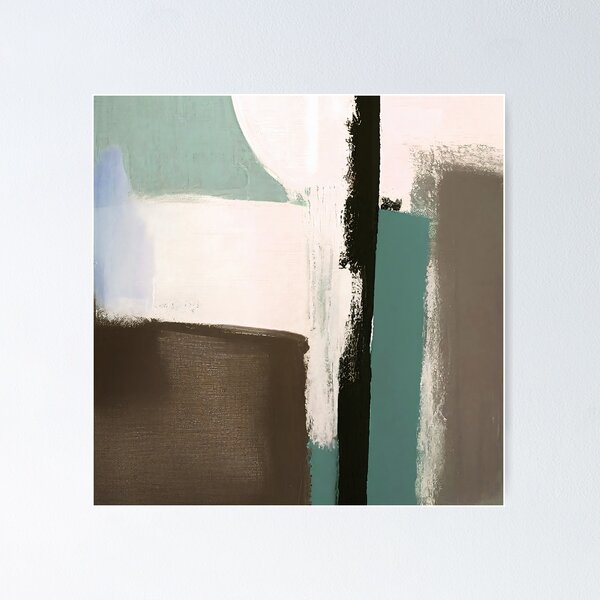 Item preview, Earth Tones, Cream And Green Abstract Modern Painting designed and sold by DEC02.
